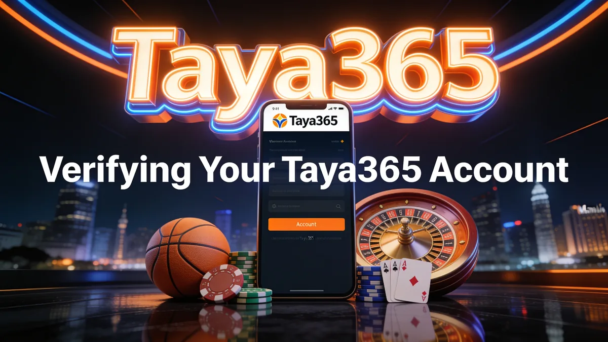 Verifying Your Taya365 Account for players in the Philippines